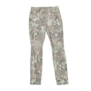 NWT 7 For All Mankind Sydney Garden Floral Skinny Ankle Jeans Size 26 Women's